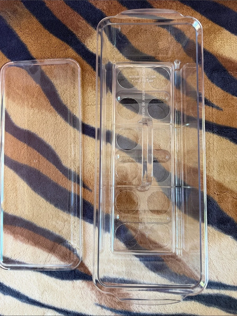 Egg Clear Plastic Refrigerator Storage Container with Lid